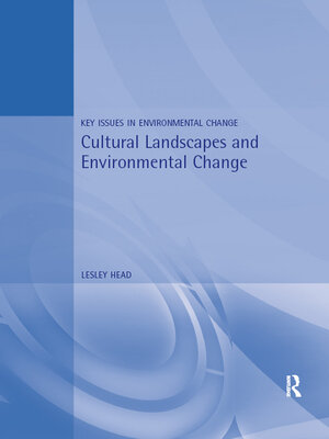 cover image of Cultural Landscapes and Environmental Change